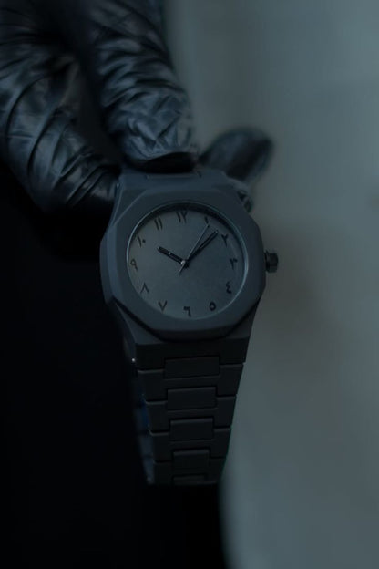 Black Aura Quartz Watch – Stylish Analog Watch for Men & Boys –