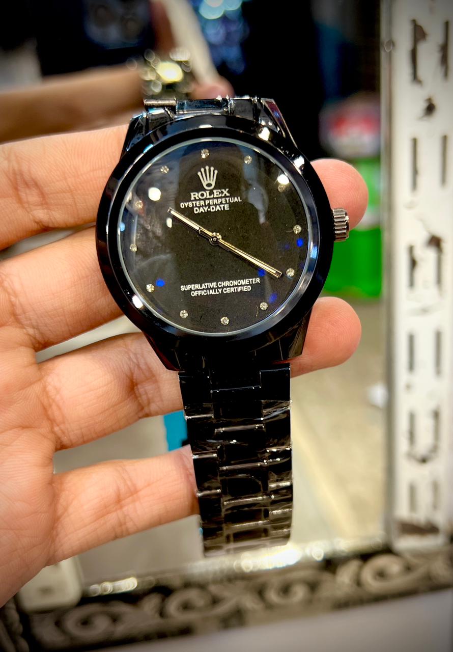 ROLAX BLACK EDITION FOR MEN,S WATCHES